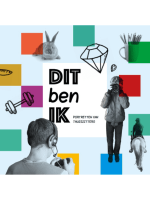 Cover vab "Dit ben ik - portretten van thuiszitters" - Uitgave van NJI